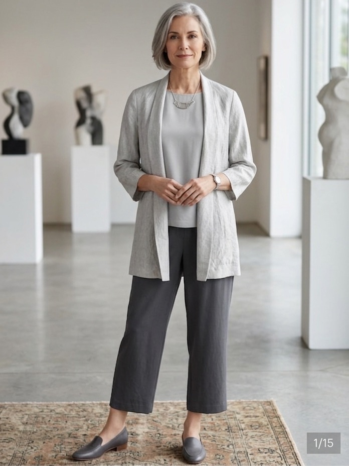 Eileen Fisher Mirage Jacquard Silk Blend Jacket In Champagne Silver Formal